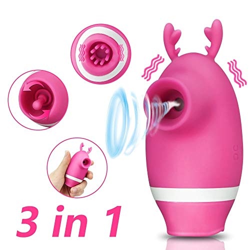 Vibrador Sugador Estimulador de Clitóris 3 em 1 Inotec