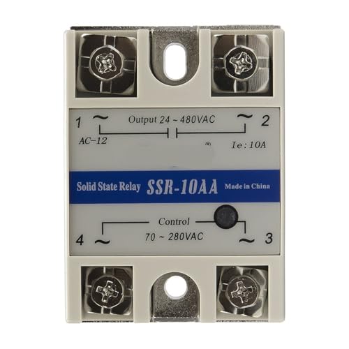 SSR-10AA relé de estado sólido monofásico para regular hornos y motores CA 480V
