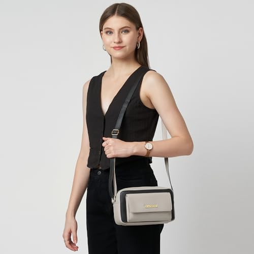 Image of Caprese Regina Medium Sling Bag for Women with Adjustable Strap & Zipper Closure for Comfortable Wear | Versatile Handbag for Everyday Use, Travel, and Special Occasions