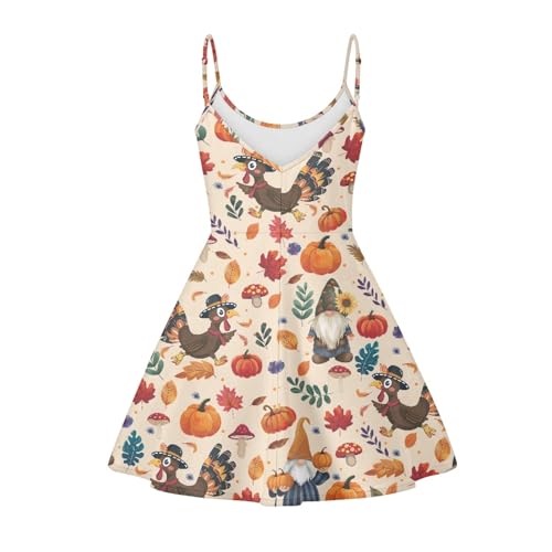 Image of Coloranimal Women's Summer Sleeveless Casual Swing Dresses with Loose Fit Beach Sundress