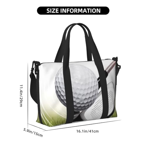 Travel Duffel Bag for Men Gym Bag, Golf Club Luggage Bag with Shoulder Strap, Large Gym Tote Bag for Women, Weekender Overnight Bag, Foldable Carry on Bag for Airplane3