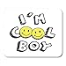 Produktbild Semtomn Mouse Pad Slogan Coo Boy L Smile Tee Grafik Zitat Cool Mousepad für Notebooks, Desktop-Computer Mausmatten, Büromaterial