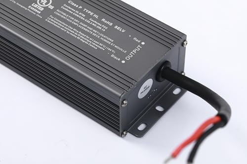 Minxue 300W 24V LED Power Supply, IP66 Waterproof Outdoor Driver, AC 110-277VAC to DC 24V 12.5A Low Voltage Transformer with UL Certification for LED Light, Computer Project, 10X4X1-3/4 Inch by Minxue - Image 5