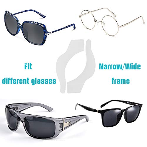 PAWALT 12 Pares Óculos Ganchos Ear Grips Ear Eyeglass Strap Holder Retentor de óculos Óculos de sili