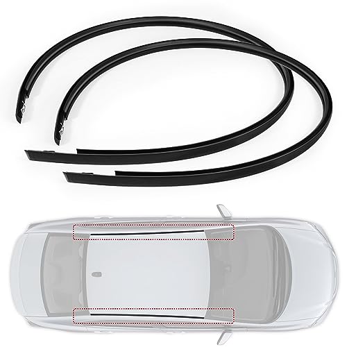 2Pcs Roof Trim Molding Kit Compatible with Honda Civic Sedan 4-Door 2012 2013 2014 2015 Left & Right Side...