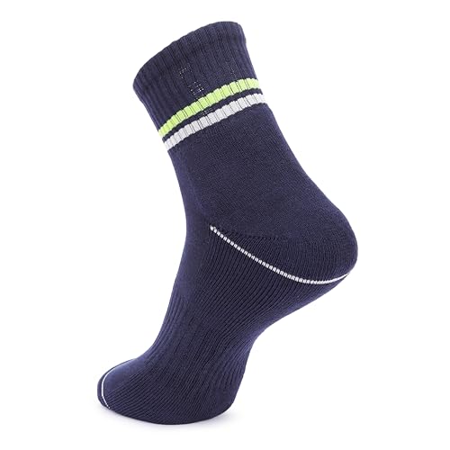 Image of YONEX Quarter Length Performance Sports Socks (Badminton, Running, Gym & Indoor Training), Pack of 3