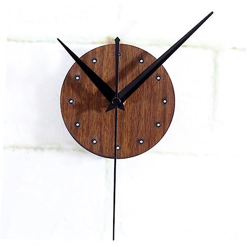 Uonlytech kits de movimiento de reloj péndulo kit de manecillas de reloj movimiento de reloj de pared reloj de pared interior/exterior reloj retro mecanismo de movimiento del reloj Bambú