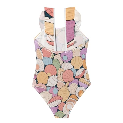 Traje de baño para niñas SyXIOP bañador infantil de dibujos animados de 3 a 6 años 3