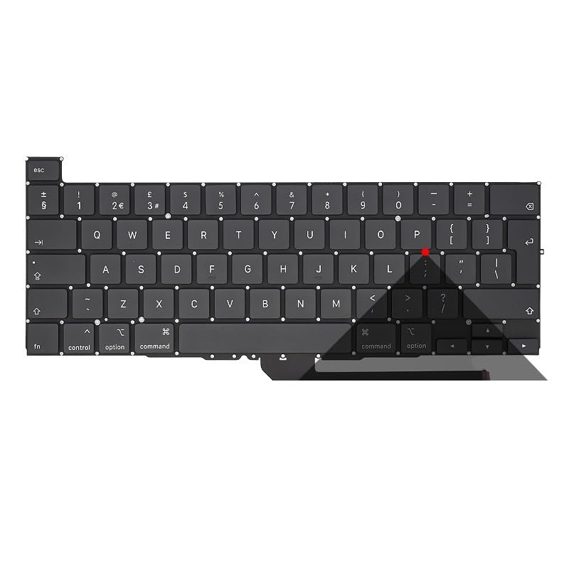 Clavier pour portable Apple Pro Retina 16 A2141 UK pour le télétravail