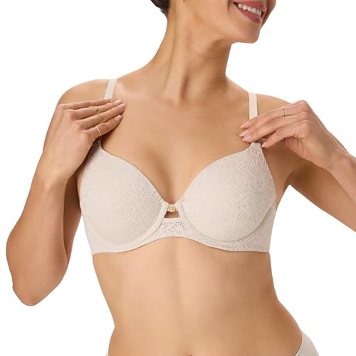Maidenform Women's Custom Lift Bra, One Fab Fit Underwire Bra, Convertible Straps, Full Coverage Bra