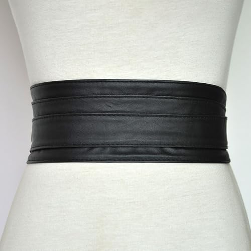 Womens Fashion Obi Belt Wrap Wide Cinch for Dress Solid Color Belts3