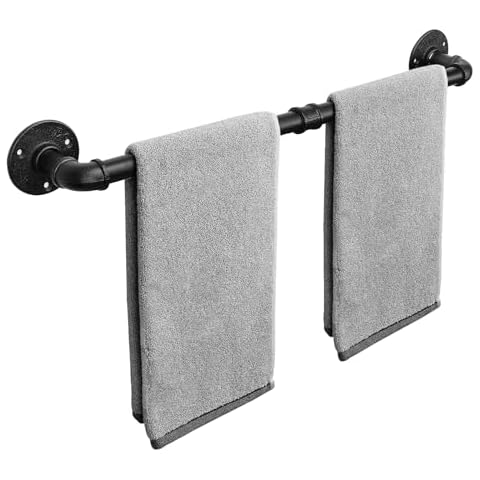 Livabber Industrial Pipe Towel Bar Cover