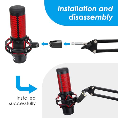 Snapklik.com : 2 Pack HyperX Quadcast Stand Adapter For HyperX Microphone