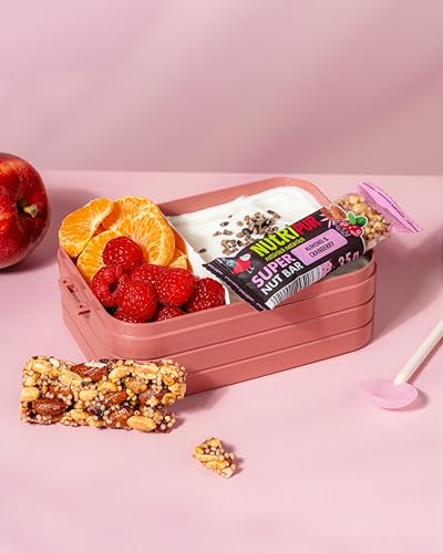 NutriPur Nussriegel Probierpaket | 100% natürlich | Proteinreiche Riegel aus Nüssen, Frucht & Schokolade | ohne künstliche Zusätze | Ballaststoffreich | Super Nut Bar | 16 x 35g (16x 35g, Cranberry)