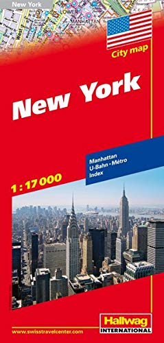 New York Stadtplan 1:17 000: Manhattan, U-Bahn, Index (Hallwag Stadtpläne) New York Stadtplan 1:17 000: Manhattan, U-Bahn, Index (Hallwag Stadtpläne)