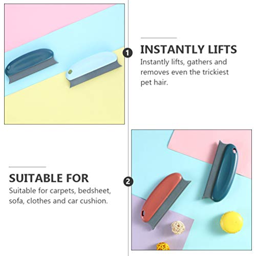 Escova de limpeza de pelos de animais de estimação Hemoton 3 peças, escova de remoção de fiapos, esc