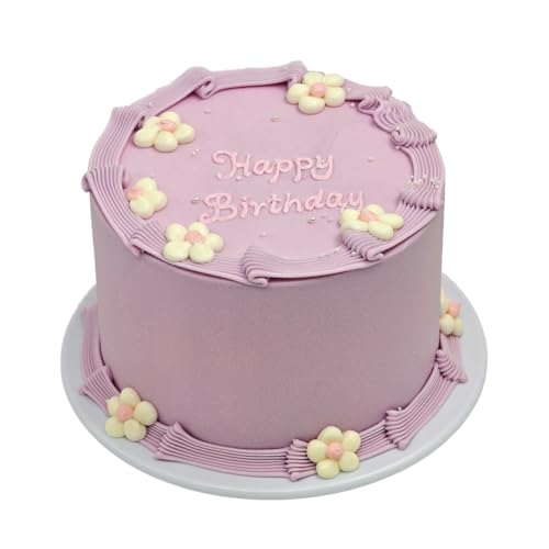 NICE PURCHASE ���A���ȃt�F�C�N�o�[�X�f�[�P�[�L �t�F�C�N �t�[�h �x�[�J���[ �V���b�v �f�B�X�v���C ���f�� �p�[�e�B�[ �f�R���[�V���� �v���P�[�L �t�F�C�N ���v���J �P�[�L(��6�C���` & �X�^�C��D)