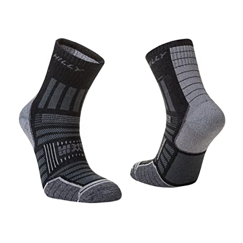 Twin Skin Anklet Running Socks - Black UK 12 - 132