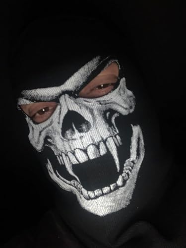 Image of WTACTFUL 3D Scary Skeleton Mask Skull Mask Grim Reaper Mask for Halloween