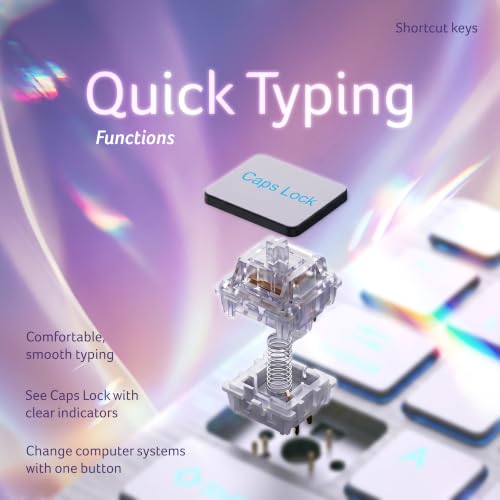 Image of Acer Nano Pad Slim Wireless Backlit Keyboard | Bluetooth 5.0 | Multi-Device Support | RGB Backlit Keys with Color Switch & Brightness Control | 420mAh Battery | Win, Android, iOS & Mac
