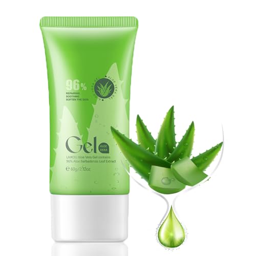96% Aloe Vera Gel, Pure Aloe Vera Gel, Aloe Vera Gel For Face, Organic Aloe Vera Gel Aloe Vera Face Cream for Women & Men, Sunburn After Sun Soothing, Cooling, Moisturizing, Repair