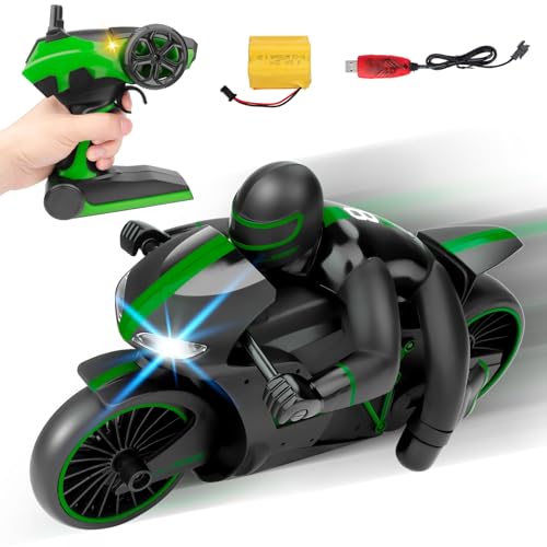 deAO Moto de Carreras GP Grand Prix Teledirigida a Pequeña Escala Incluye Batería Recargable y Cargador USB