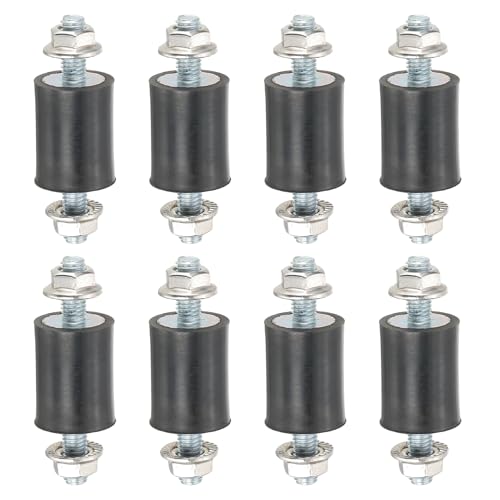 Support isolant en caoutchouc M5 pour compresseur d'air et moteur électrique cylindrique