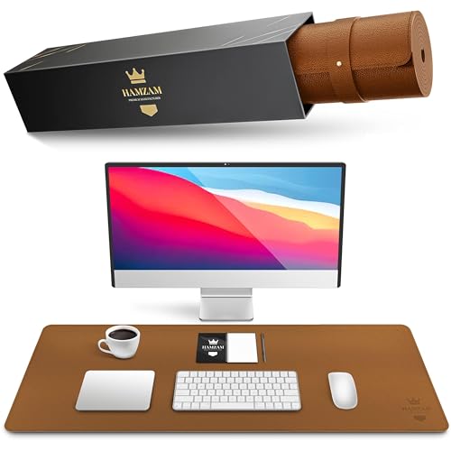 Desk mat grand sous main bureau avec fonction tapis de souris intégrée grand format 90x40