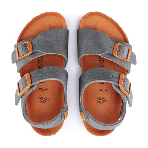 Birkenstock Kid's New York Sandals, Desert Vibrant Gray, 5-5.5 M US3