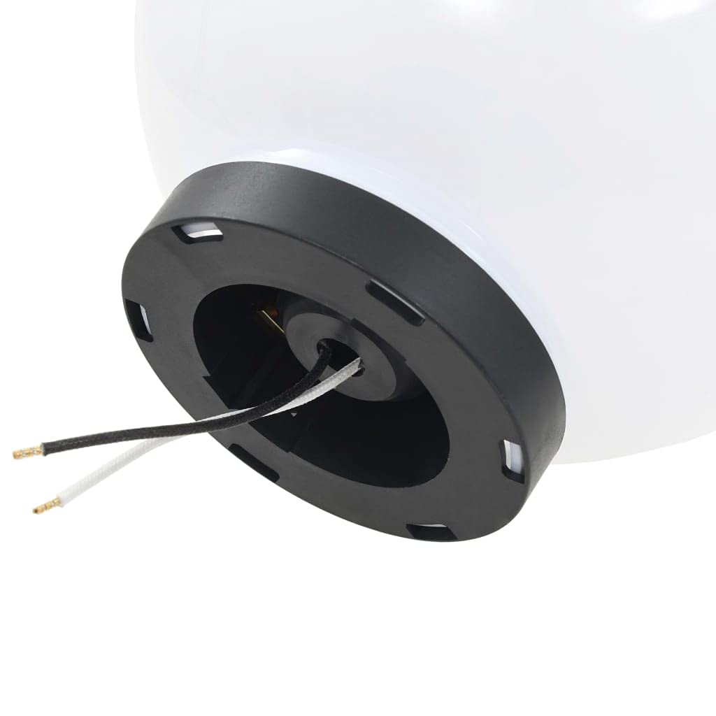 Wakects LED-Kugellampen, 2 Stück 20 cm, große LED-Gartenkugel, Beleuchtung für Außenbereich, dekorative Lichter für Garten, Rasen