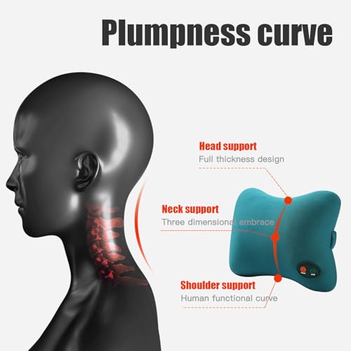 Oreiller de massage cervical vibrant et électrique pour le cou - 6
