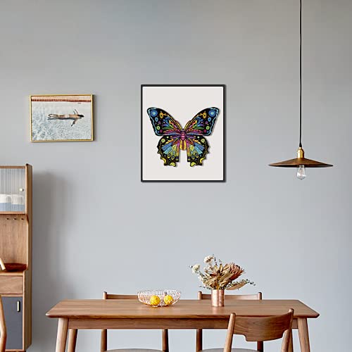 Wooden Puzzles For Adults,Wooden Animals Shaped Puzzles,Unique Shaped Jigsaw Puzzles,Magic Wooden Jigsaw Puzzles, Wood Puzzles Adult, Unique Puzzles (S-9.25”X6.3”, Butterfly) #TOP5
