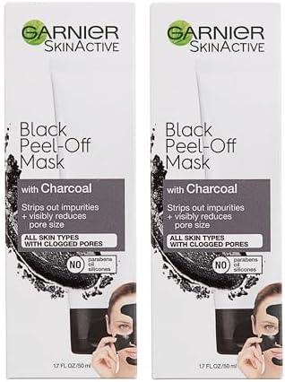 Black Peel Off Facial Mask With Charcoal 1.7 fl oz (Pack of 2)