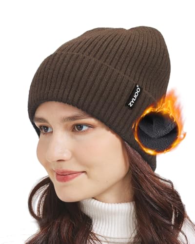 Bonnet grand taille XL-XXL Zylioo doublé polaire pour grande tête