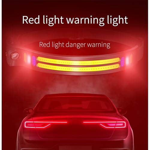 Linterna frontal LED recargable con cabezal magnético y enfoque ajustable 7