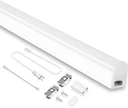 LED Fluorescent Light Bulb, 10W Type, Integrated Fixture, T5, Straight Tube, 5W, 11.8 inches (30 cm), 1000 lm, Daylight White, Light Bulb White, LED Bar Light with Switch, 10W Type, Straight Tube