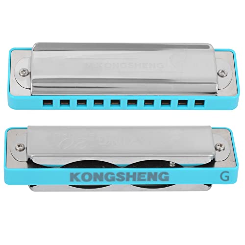 JUnYuKj Blues Harmonica, Mini Harmonica, Support Harmonica, 10 trous, pour adultes, débutants, professionnels - Les Beatles, Paul McCartney, John Lennon, RIngo Starr, George Harrison JUnYuKj Blues Harmonica, Mini Harmonica, Support Harmonica, 10 trous, pour adultes, débutants, professionnels