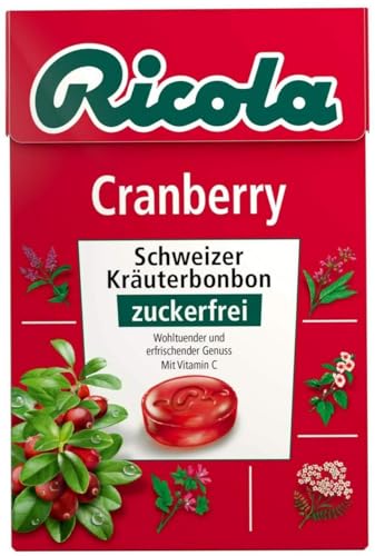 ricola Cranberry Caramelos, 50 g