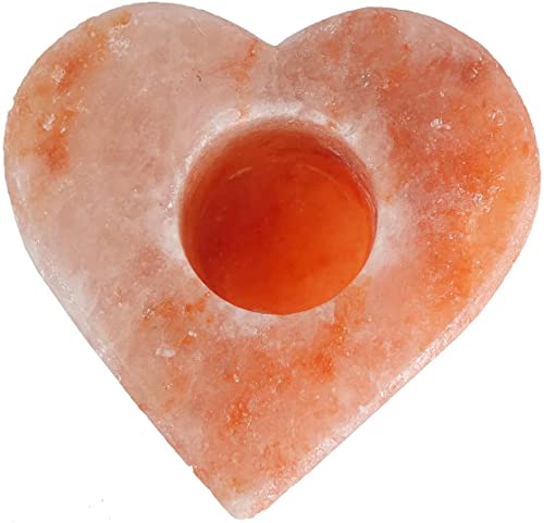 SudoreWell® Salt Range Pakistán - Portavelas Soporte Vela, diseño de corazón