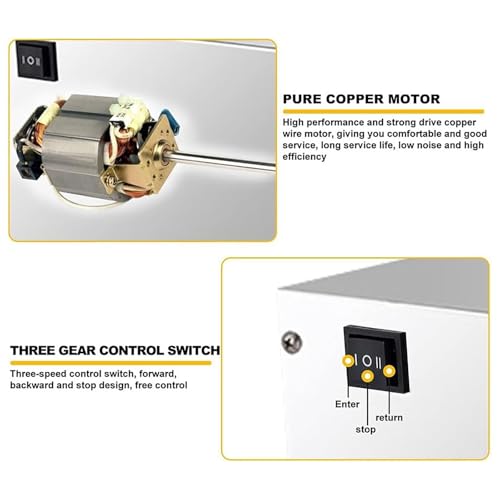 Máquina eléctrica para cortar papas en espiral de acero inoxidable miniatura 6
