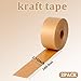 CHUANGWAY 2 Pack Reinforced Water Activated Kraft Paper Gummed Tape 2.75
