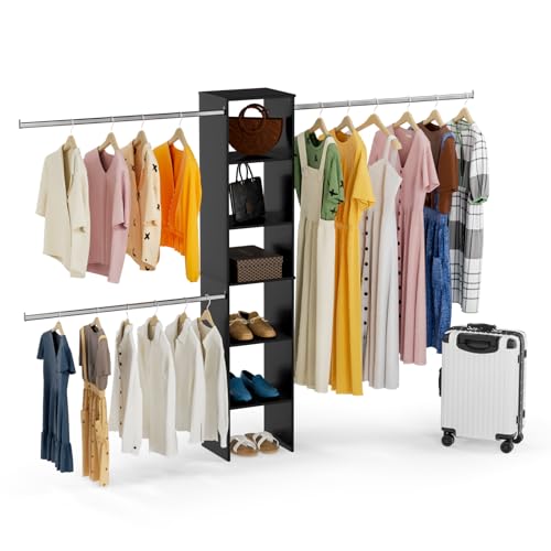 MODCART Closet System, 17" Wide Closet Organizer System with 3