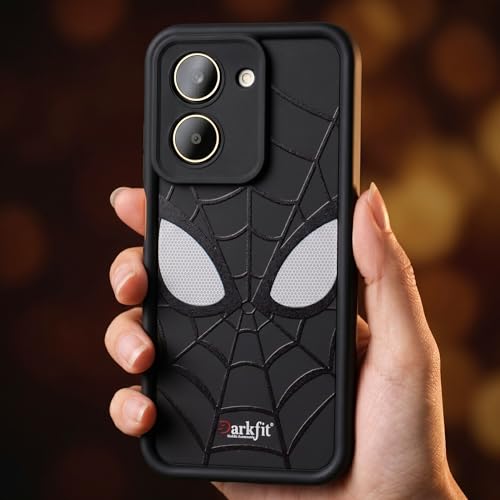 Image of DARKFIT Back Case Cover Compatible for Poco C71 5G | Silicone Case | Camera & Body Protection| Shock Proof | for Poco C71 | Color Black