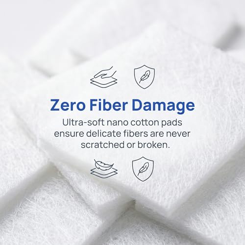CHKAFEISTAR Fiber Optic Wiping Clip Multi-Core Fiber Cleaner, Replaceable Nano Pads, Hand-Safe, No Fiber Breakage, 99% Stain Removal — view 6