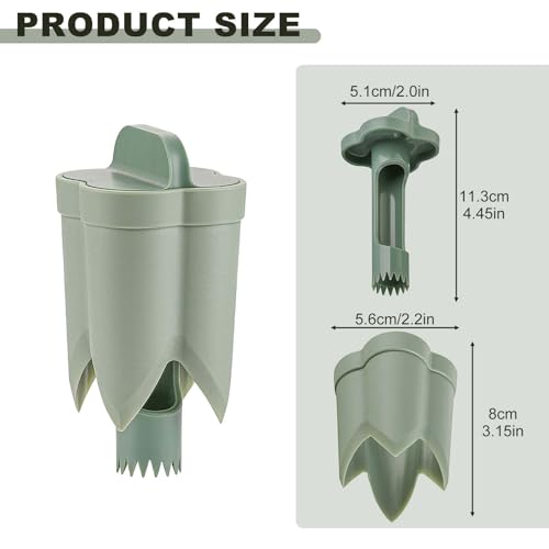 Removedor de descaroçador de sementes de pimenta, 2 em 1, descaroçador de pimentão, descaroçador de