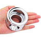 Stainless Steel Physical Stretch Ring, Heavy Thickened Metal Pendant Accessory Tool for Men-hlF27 (L-Another Way is Faster)