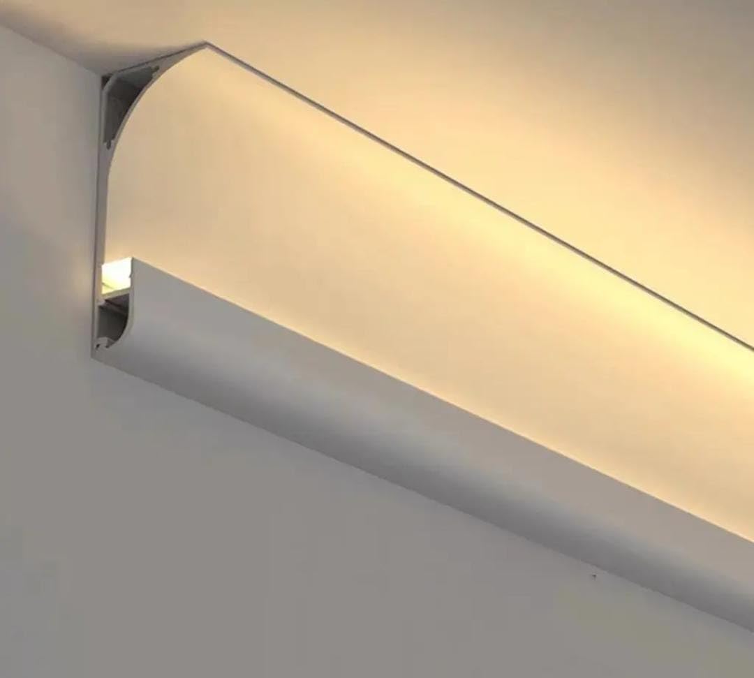 Trendy Illumina Premium Aluminium Wall Washer Profile Light – 1 Meter | Linear LED Housing for Wall Washing & Skirting Design (LED Strip Not Included) – Pack of 1-image-43
