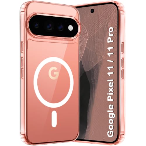 Image of TheGiftKart Ultra-Hybrid Crystal Clear Back Case Cover for Google Pixel 11 / Pixel 11 Pro | Shockproof Design | Hard Back Cover Case for Google Pixel 11 /11 Pro (PC & TPU, Magsafe Compatible, Clear)