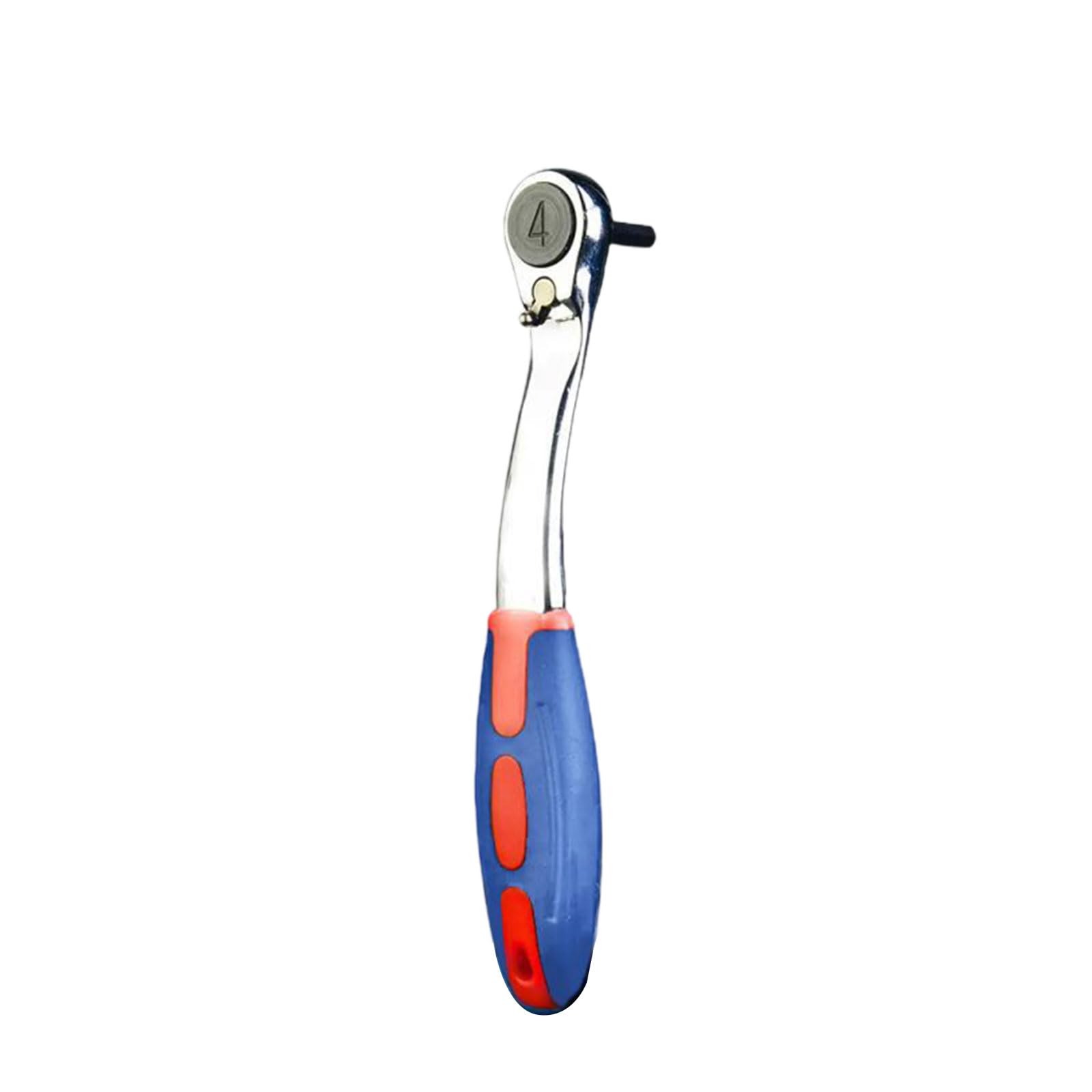 Hzbb Multicolor 72 Teeth Ratchet Socket Wrench 1/4 Inch Single-Ended Torque Wrench Spanner Rod Self-Tightening Adjustable Ratchet Wrenches Extension Long