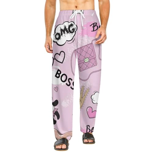 Pantalon de nuit panda licorne long vêtement de détente cosy